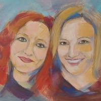 Töchter - Bild 5, Acryl, 50x40